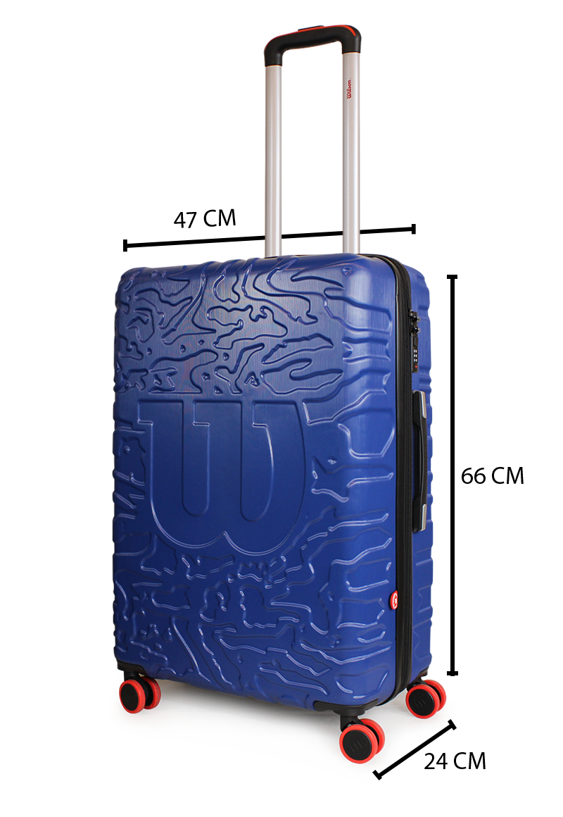 MALETA M VERMONT MEDIANA 20KG AZUL WILSON - 2