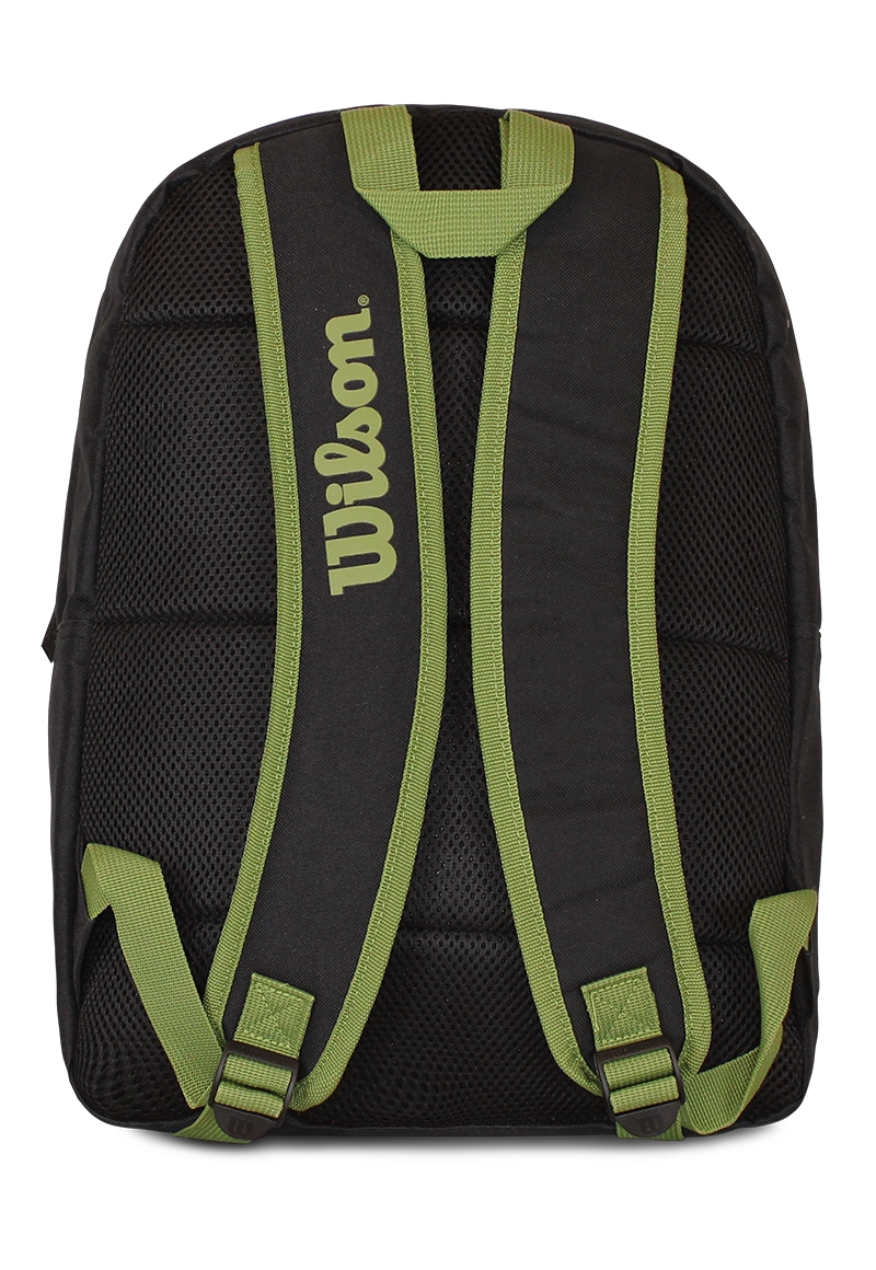 MOCHILA PORTLAND NEGRO-VERDE WILSON - 3