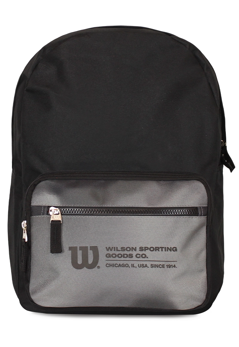 MOCHILA PORTLAND NEGRO-GRIS WILSON - 1