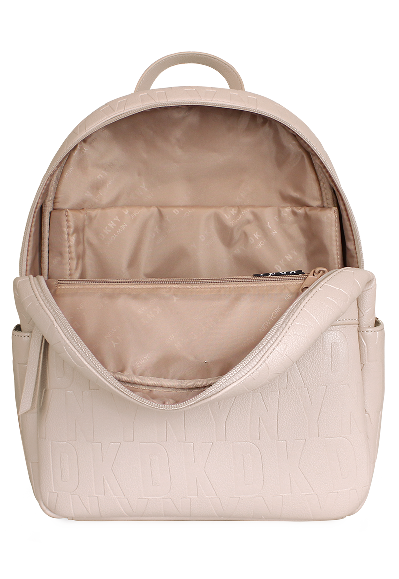 PACK DKNY BOLSO + MOCHILA IMPRESSIONIST BEIGE DONNA KARAN - 5