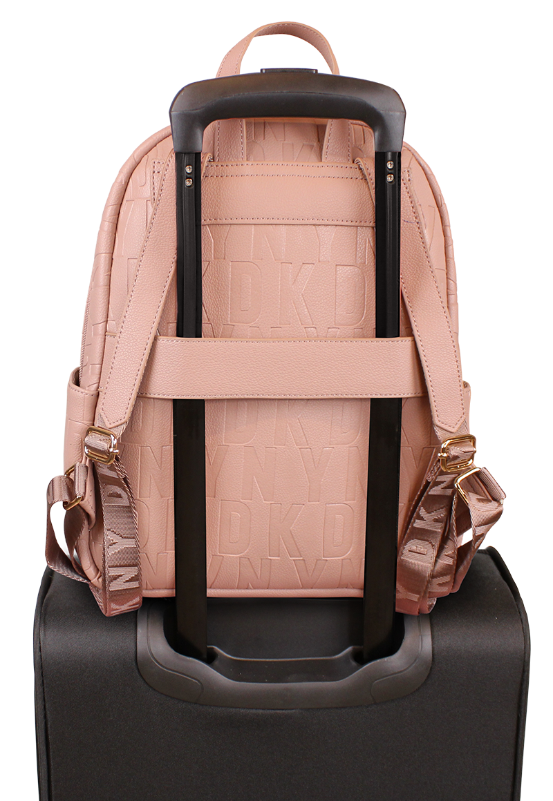 PACK DKNY BOLSO + MOCHILA IMPRESSIONIST ROSA DONNA KARAN - 8