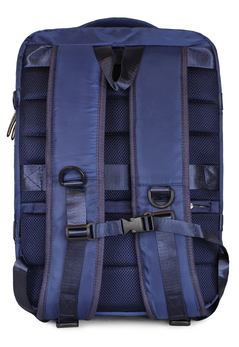 MOCHILA VIRAL AZUL CON USB SWISS BAG - 8
