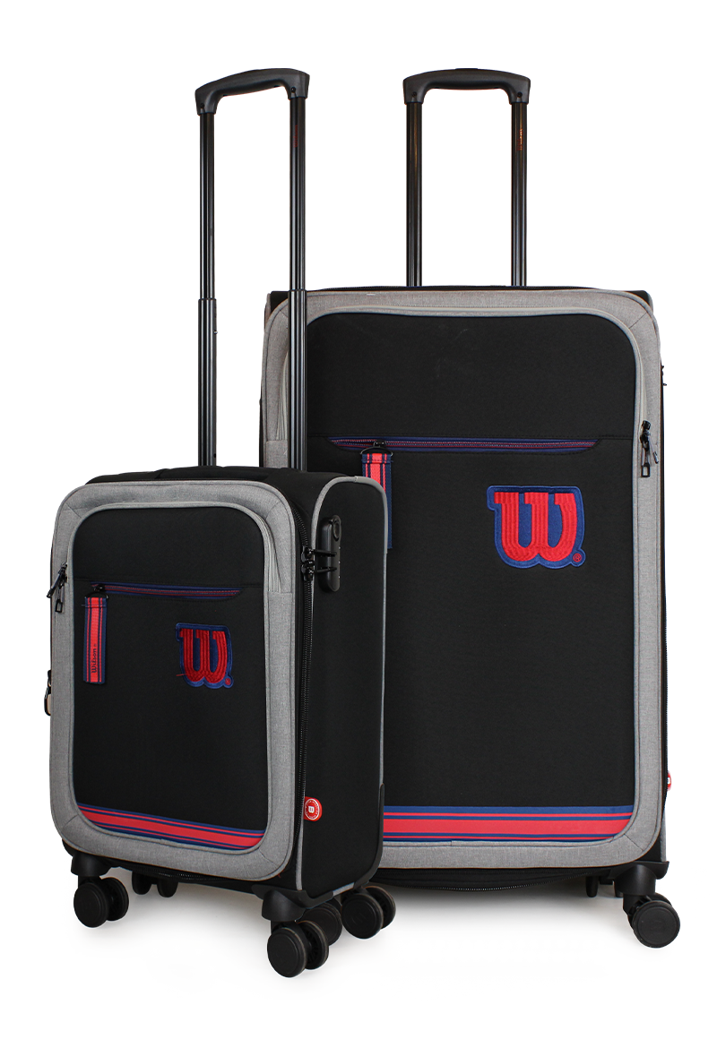 PACK 2 MALETAS DE TELA WILSON S+L SPORTING NEGRA 10Y23K - 1