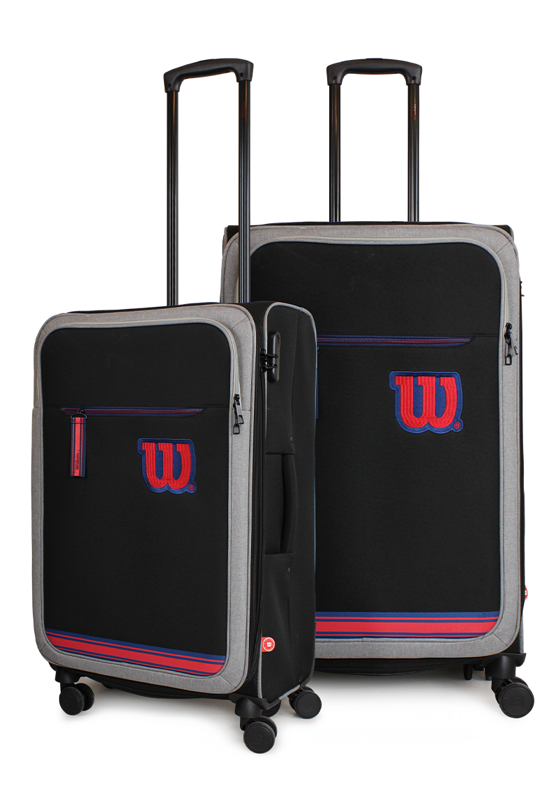 PACK 2 MALETAS DE TELA WILSON M+L SPORTING NEGRA 20Y23K - 1