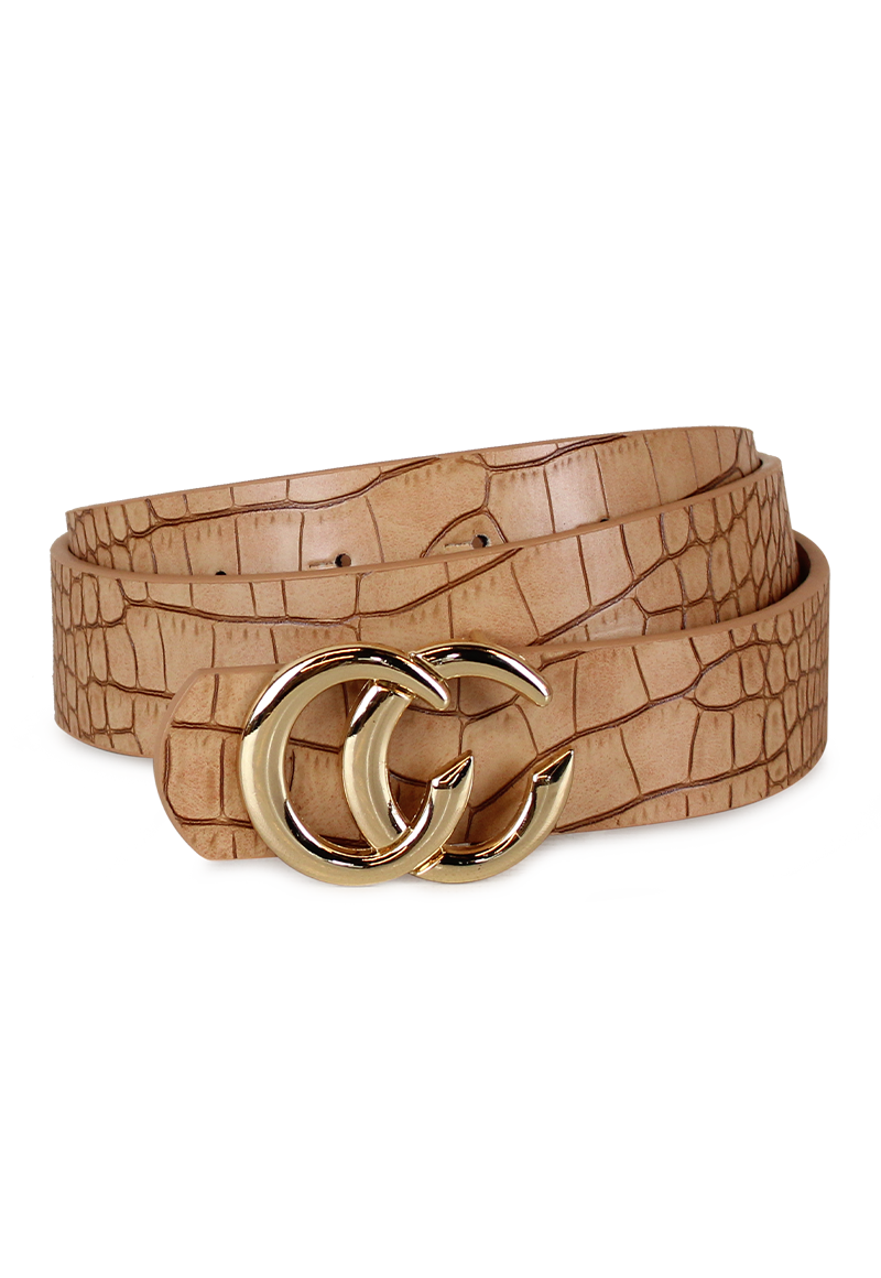 CINTURÓN MUJER IRIS BEIGE CARVEN PARIS - 1
