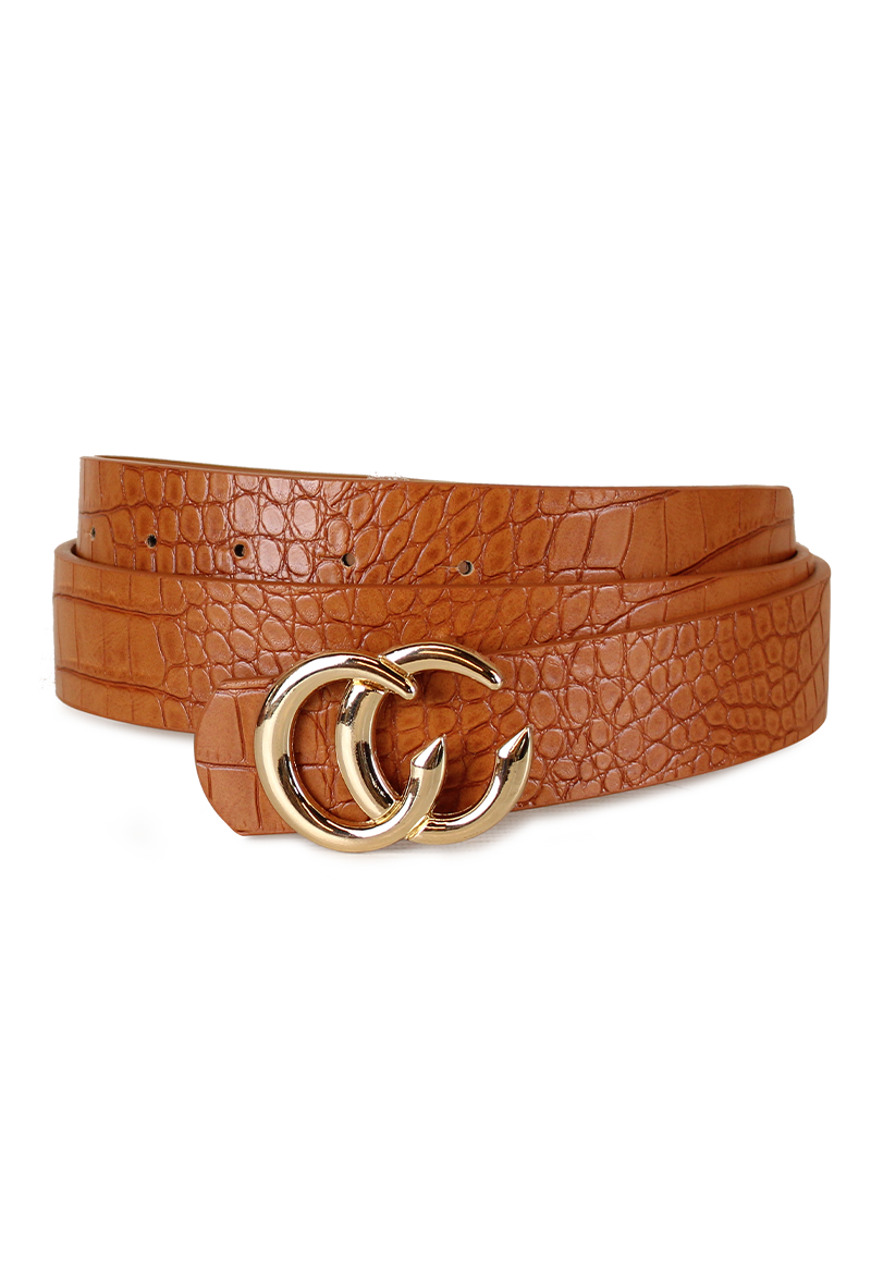CINTURÓN MUJER IRIS CAMEL CARVEN PARIS - 1