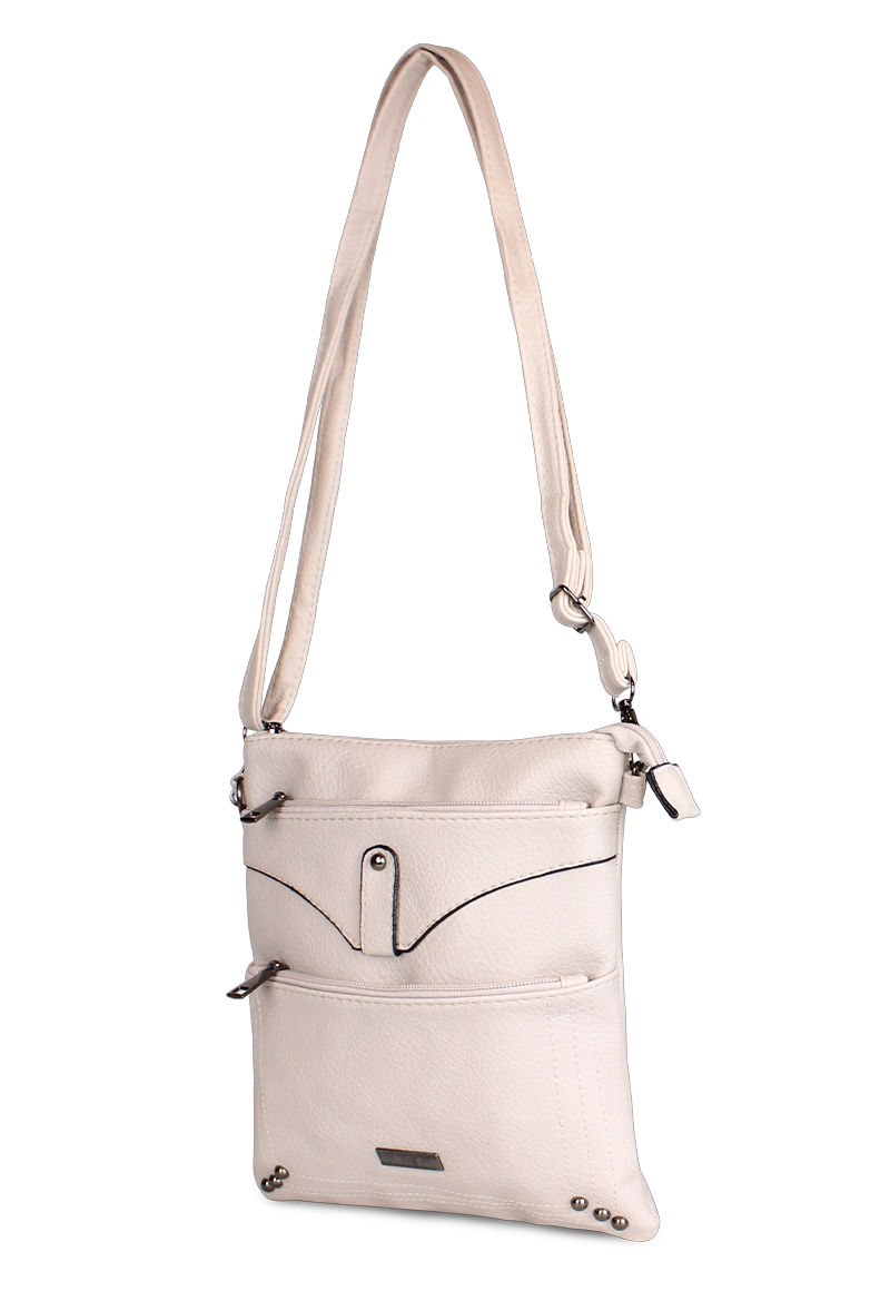 CARTERA BANDOLERA FELICIA EN COLOR BLANCO INVIERNO ANABELLA SACHI - 2
