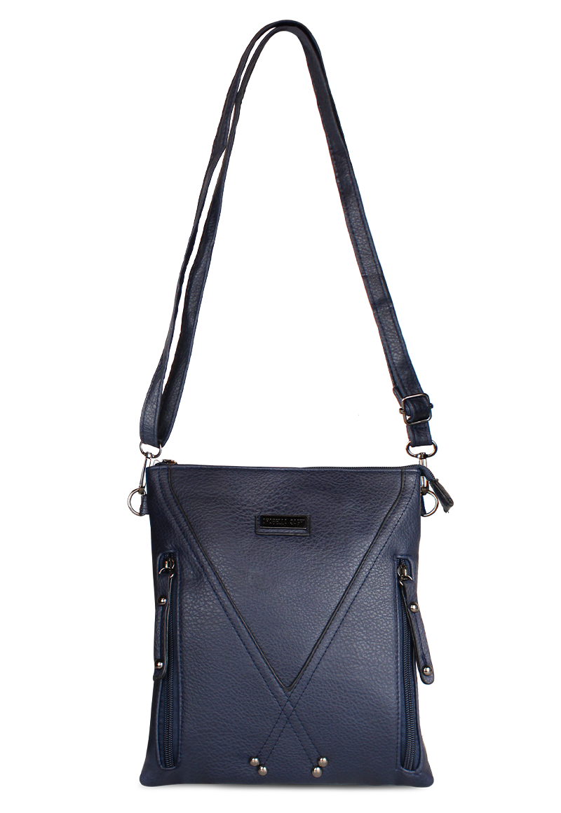 CARTERA BANDOLERA PASCAL AZUL ANABELLA SACHI - 1