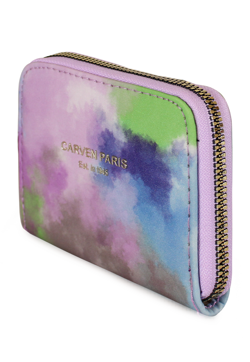 BILLETERA MUJER SKY LILA CARVEN PARIS - 2