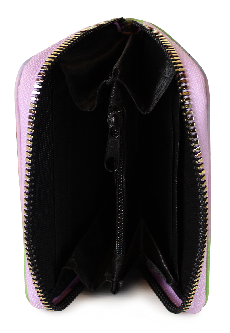 BILLETERA MUJER SKY LILA CARVEN PARIS - 4