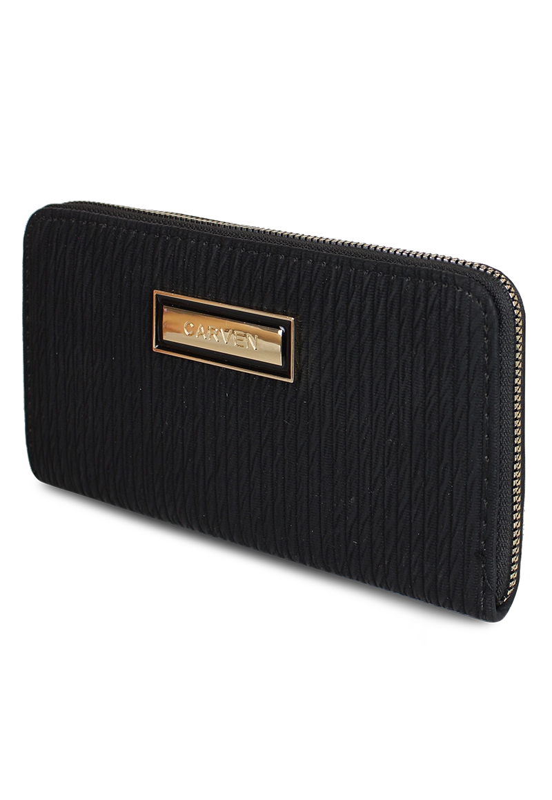 BILLETERA MUJER ABBY EN COLOR NEGRO CARVEN - 2