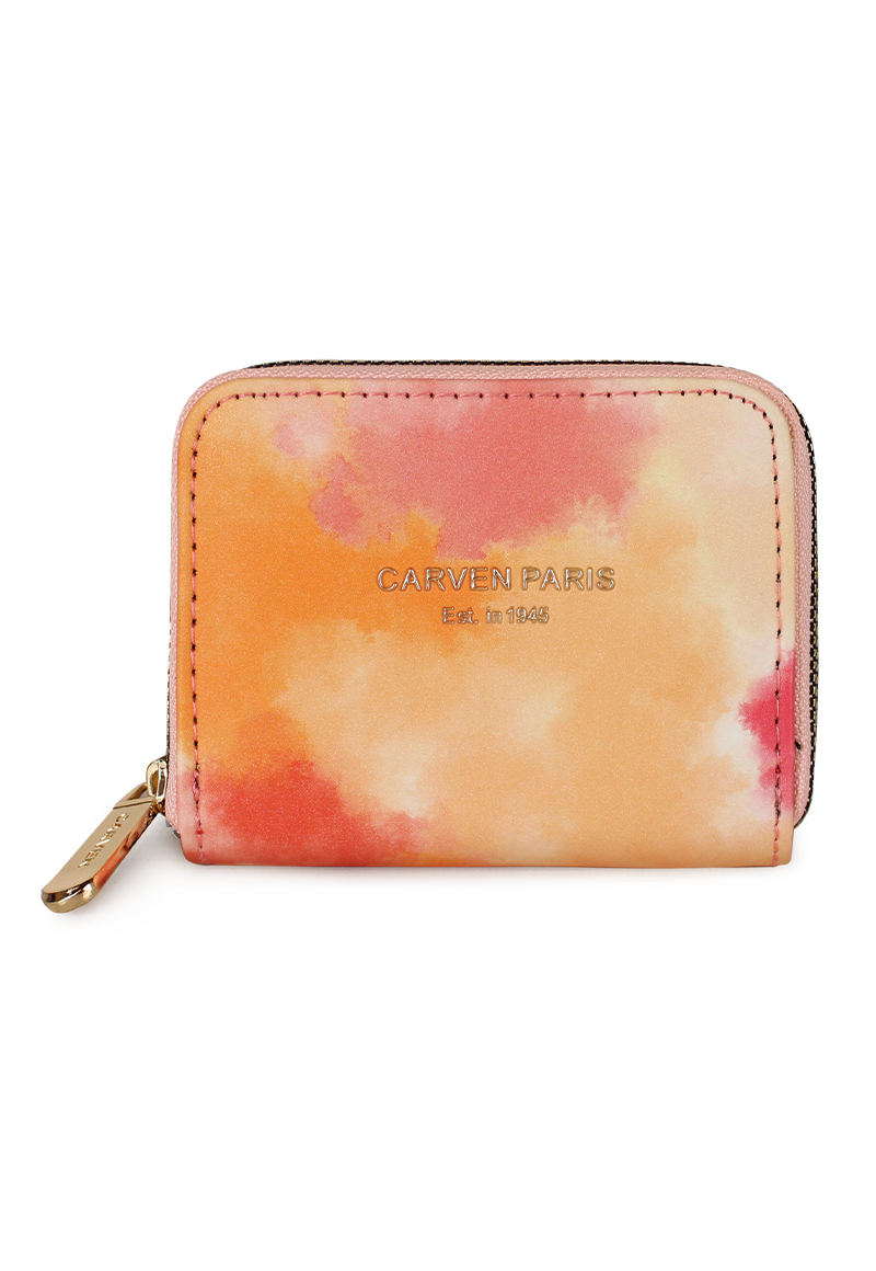 BILLETERA MUJER SKY ORANGE CARVEN PARIS - 1