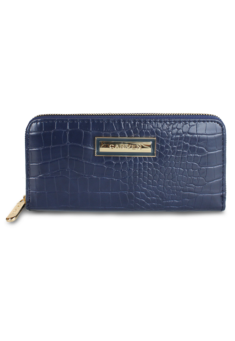 BILLETERA MUJER SOFIA AZUL CARVEN PARIS - 1