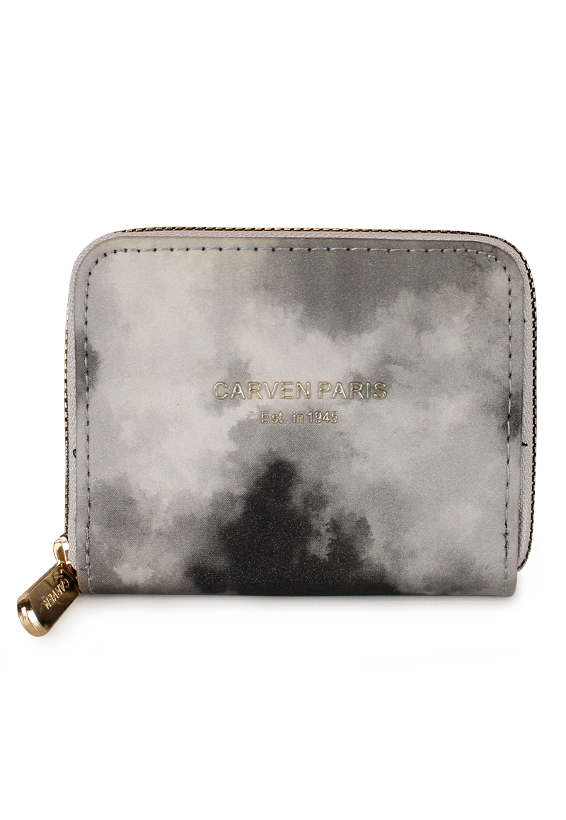 BILLETERA MUJER SKY GRIS CARVEN PARIS - 1