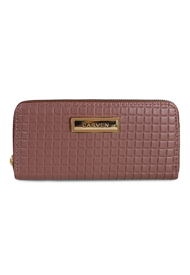 BILLETERA MUJER NINA BROWN CARVEN PARIS - 1
