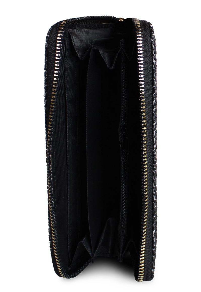 BILLETERA MUJER LIDIA EN COLOR NEGRO CARVEN PARIS - 4