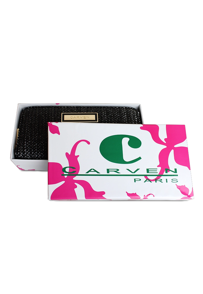 BILLETERA MUJER LIDIA EN COLOR NEGRO CARVEN PARIS - 5