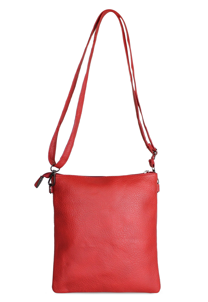 CARTERA BANDOLERA LUNA EN COLOR ROJO ANABELLA SACHI - 3