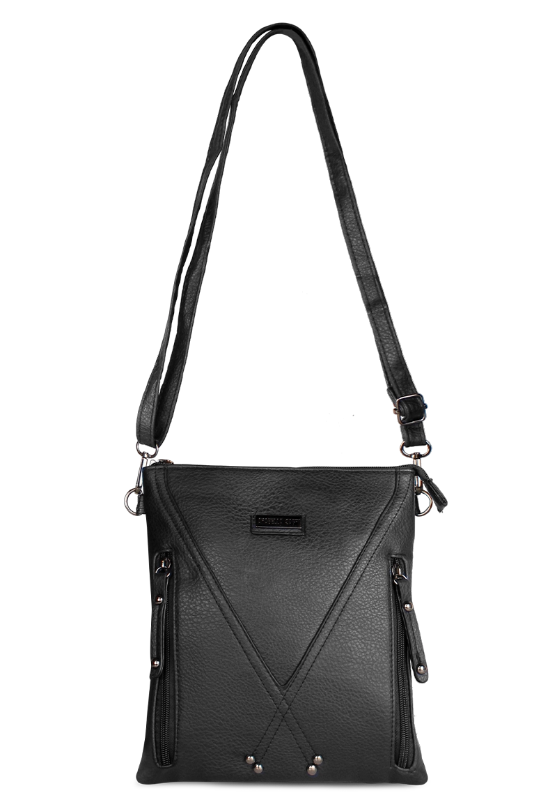 CARTERA BANDOLERA PASCAL EN COLOR NEGRO ANABELLA SACHI - 1