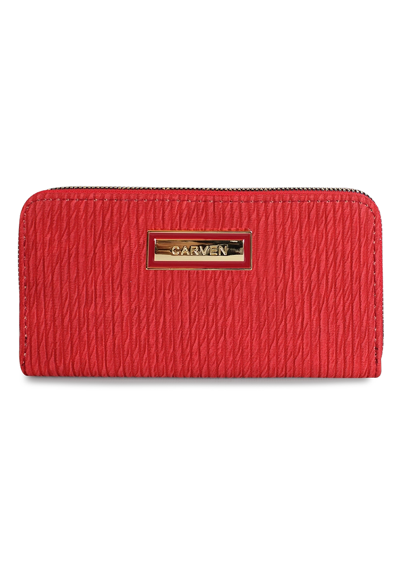 BILLETERA MUJER ABBY EN COLOR ROJO CARVEN - 1