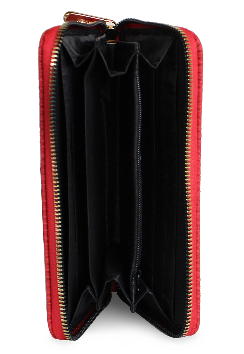 BILLETERA MUJER ABBY EN COLOR ROJO CARVEN - 4