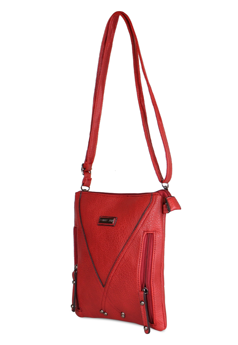 CARTERA BANDOLERA PASCAL EN COLOR ROJO ANABELLA SACHI - 2