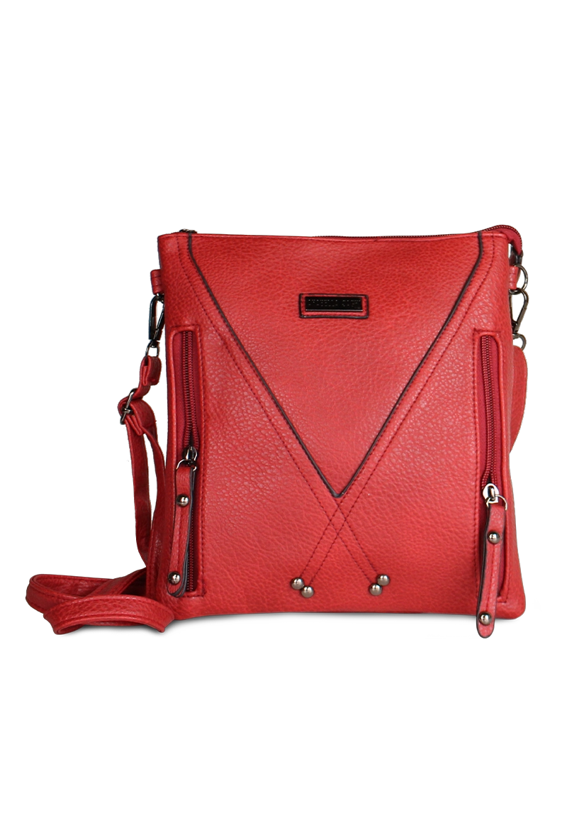 CARTERA BANDOLERA PASCAL EN COLOR ROJO ANABELLA SACHI - 4