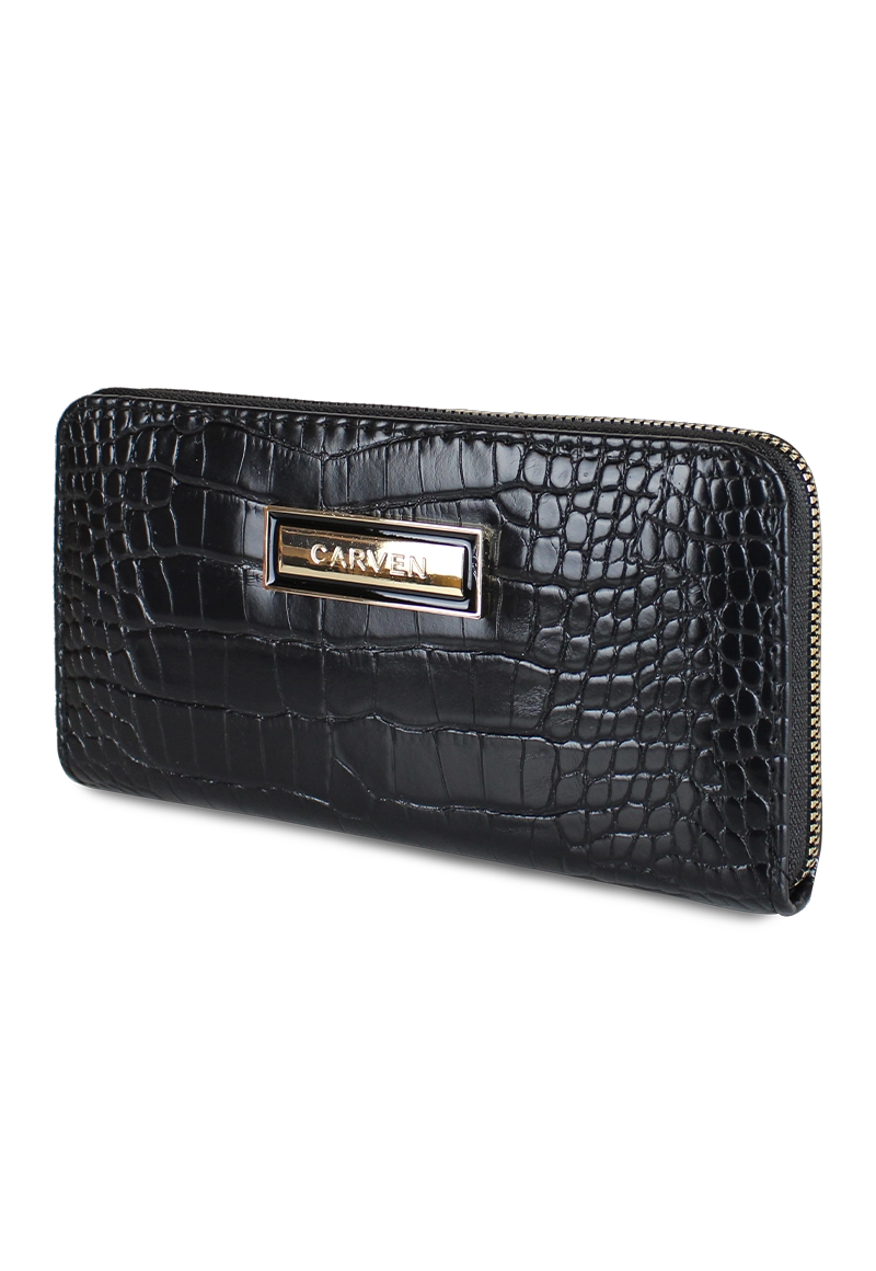 BILLETERA MUJER SOFIA EN COLOR NEGRO CARVEN PARIS - 2