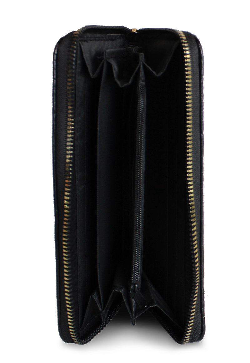 BILLETERA MUJER SOFIA EN COLOR NEGRO CARVEN PARIS - 5