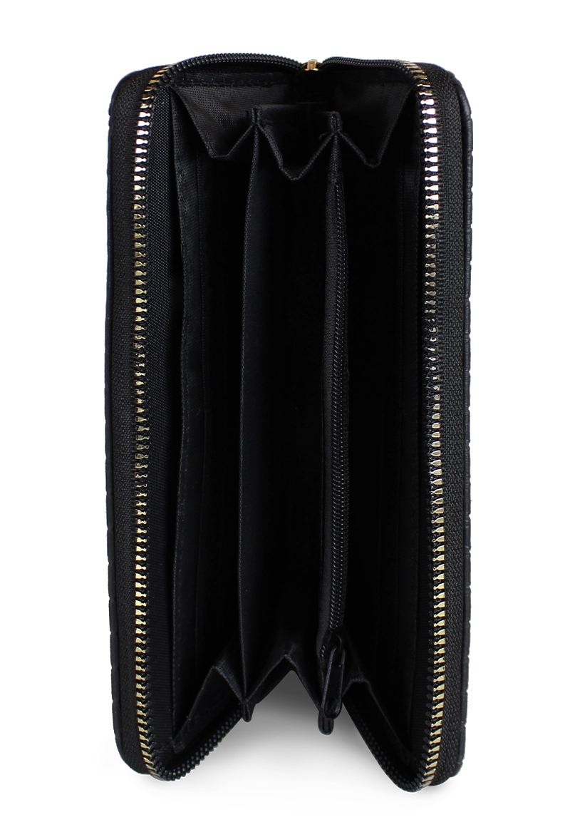 BILLETERA MUJER NINA EN COLOR NEGRO CARVEN PARIS - 4