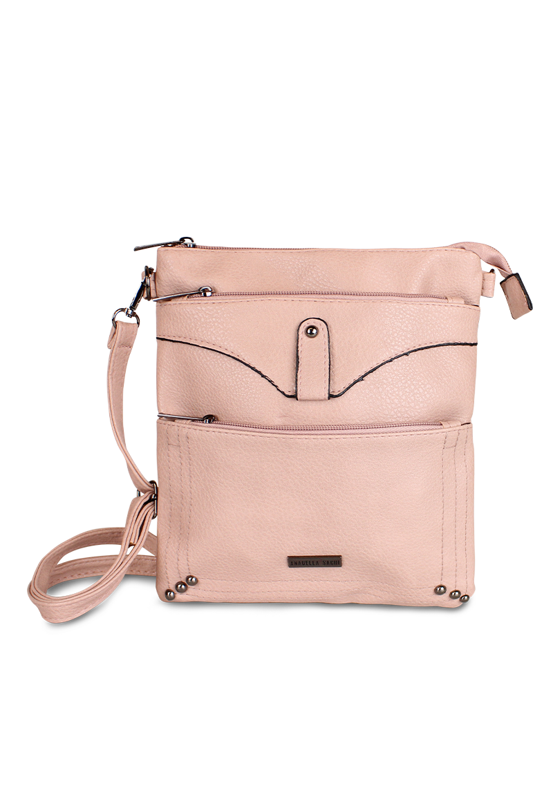 CARTERA BANDOLERA FELICIA ROSADA ANABELLA SACHI - 4