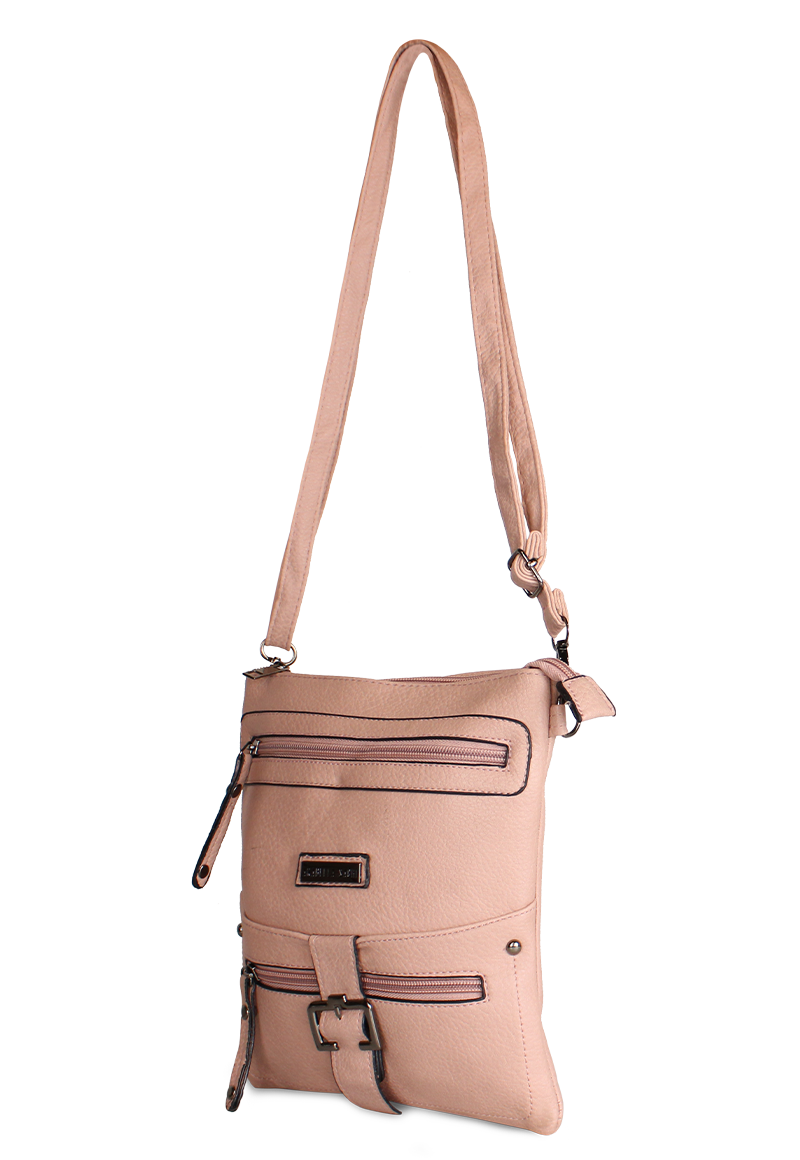 CARTERA BANDOLERA POLA ROSADA ANABELLA SACHI - 2