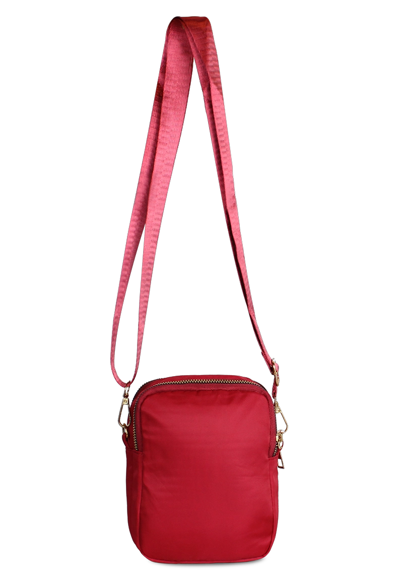 CARTERA BANDOLERA ISA EN COLOR ROJO ANABELLA SACHI - 4