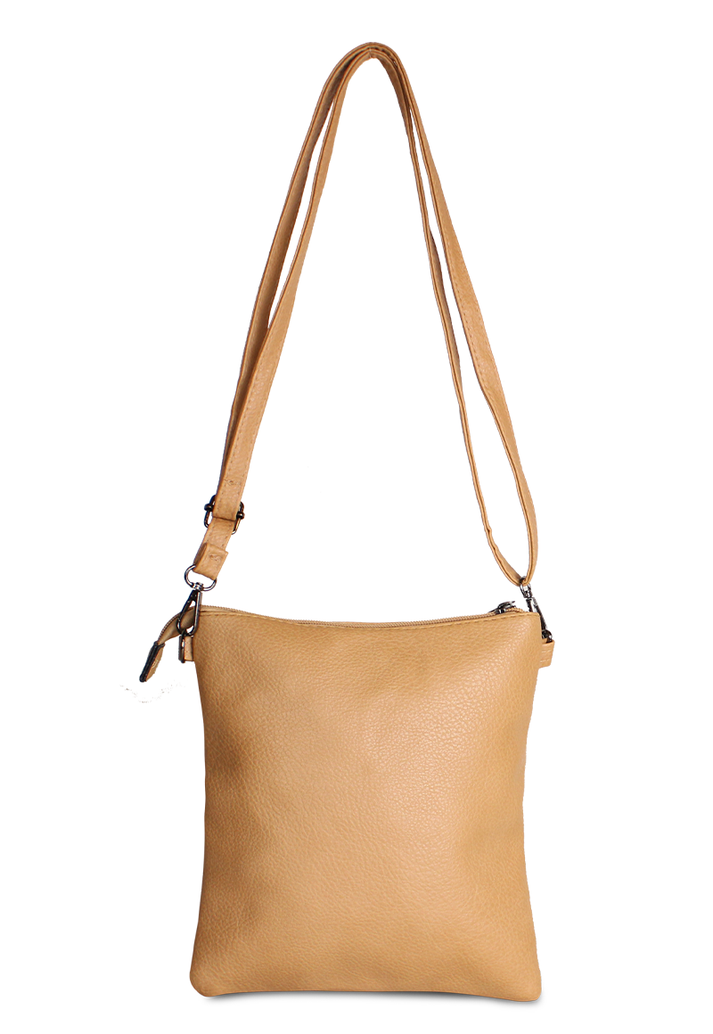 CARTERA BANDOLERA FELICIA CAMEL ANABELLA SACHI - 3