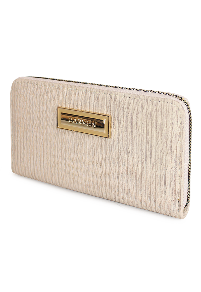 BILLETERA MUJER ABBY BEIGE CARVEN - 2