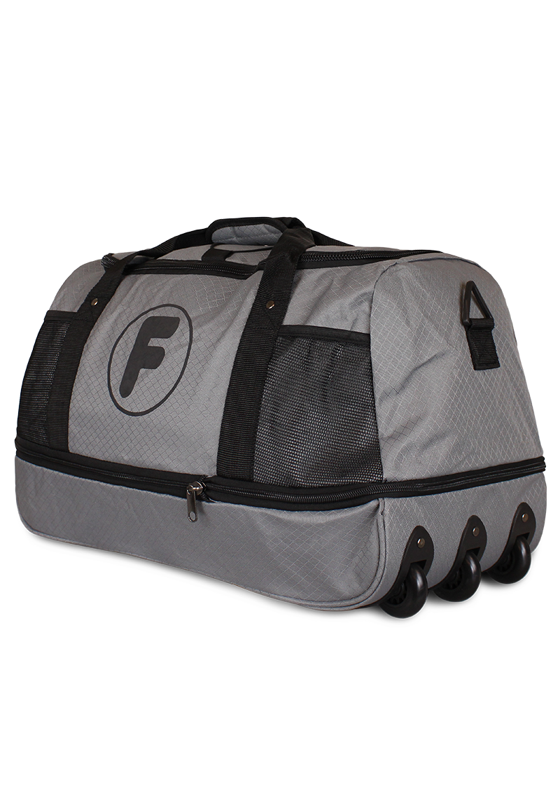BOLSO TIPO MOCHILA CON RUEDAS GOLIAT GRIS F LA MALETA DE CHILE - 1