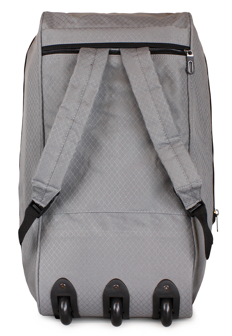 BOLSO TIPO MOCHILA CON RUEDAS GOLIAT GRIS F LA MALETA DE CHILE - 3
