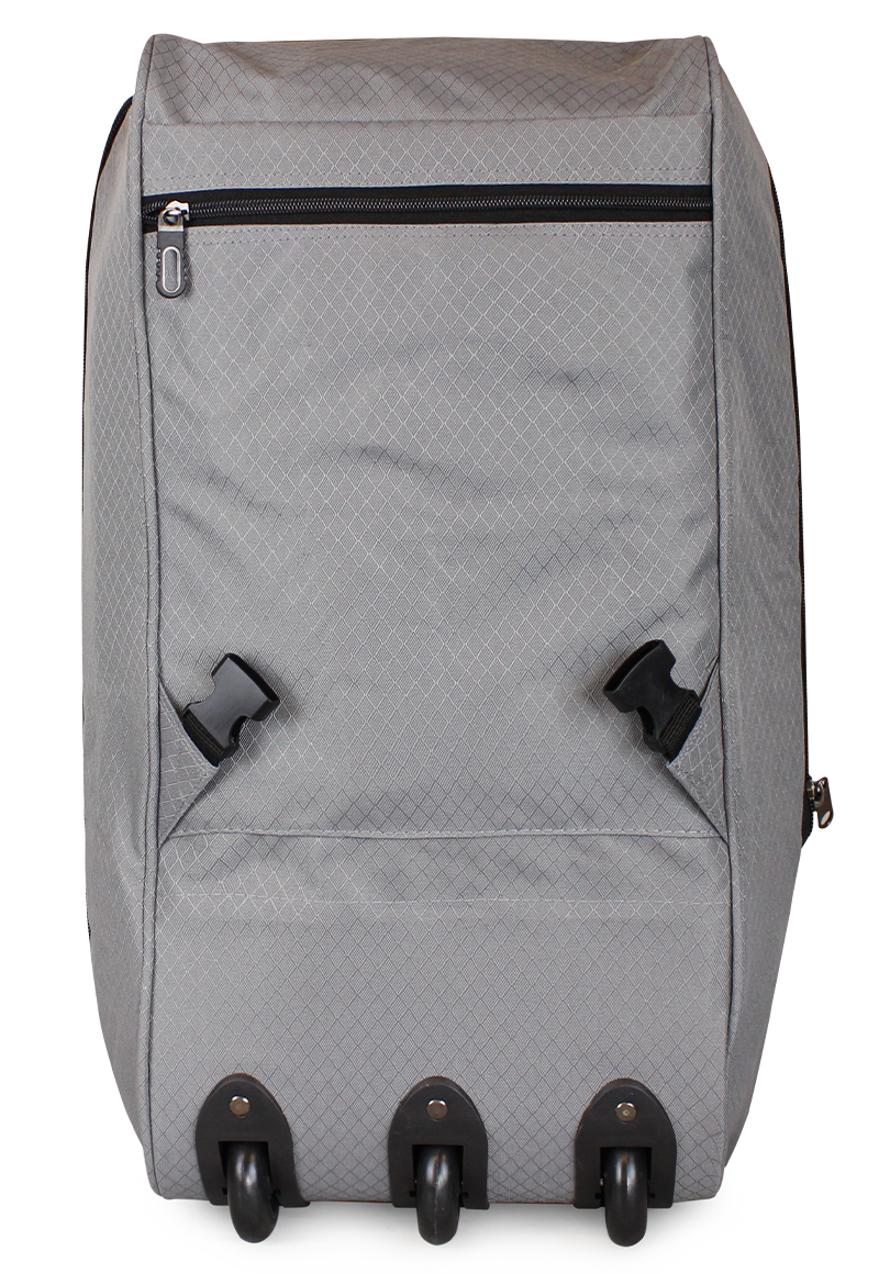 BOLSO TIPO MOCHILA CON RUEDAS GOLIAT GRIS F LA MALETA DE CHILE - 4