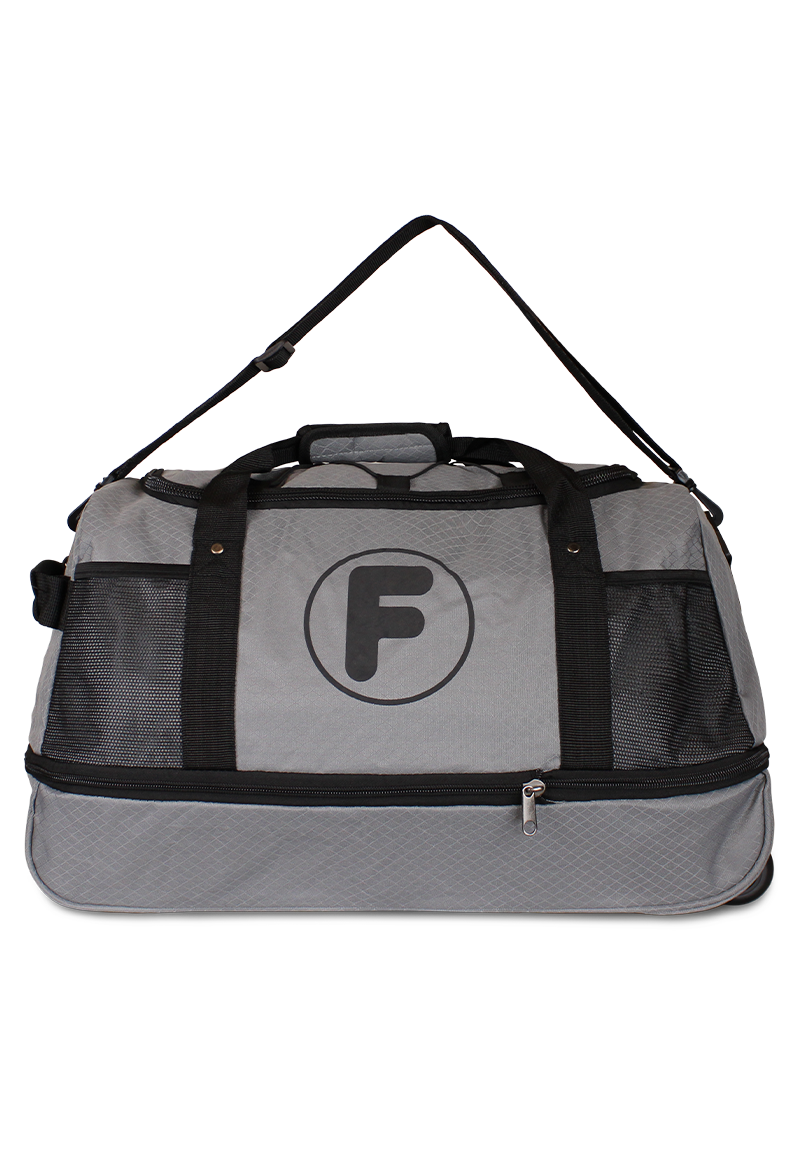 BOLSO TIPO MOCHILA CON RUEDAS GOLIAT GRIS F LA MALETA DE CHILE - 5