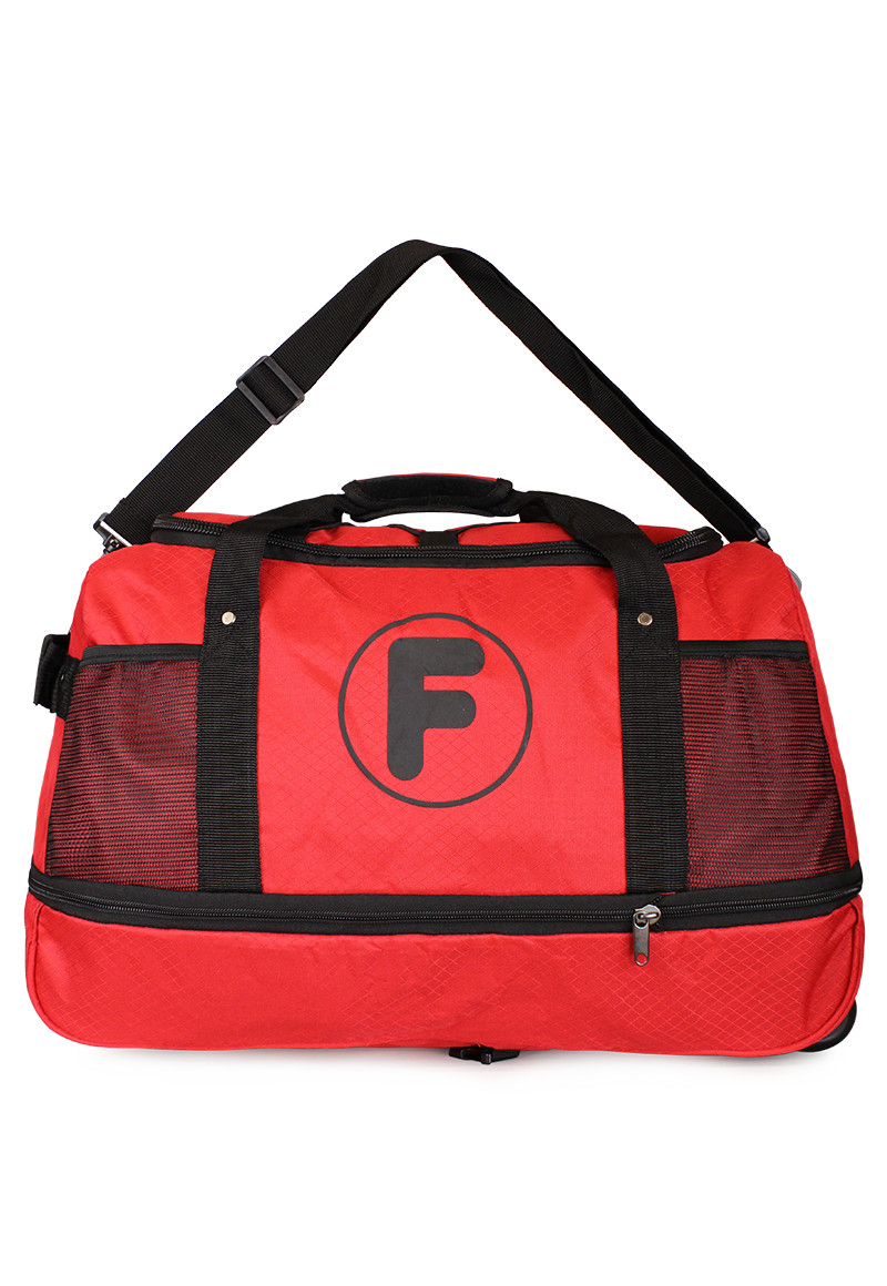 BOLSO TIPO MOCHILA CON RUEDAS GOLIAT ROJO F LA MALETA DE CHILE - 5
