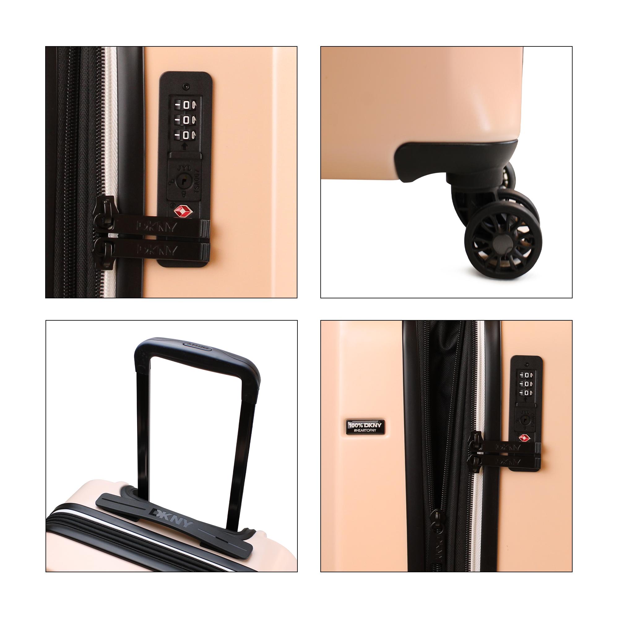PACK 2 MALETAS DONNA KARAN LUMINA S 10KG + L 23KG ROSA DKNY - 8