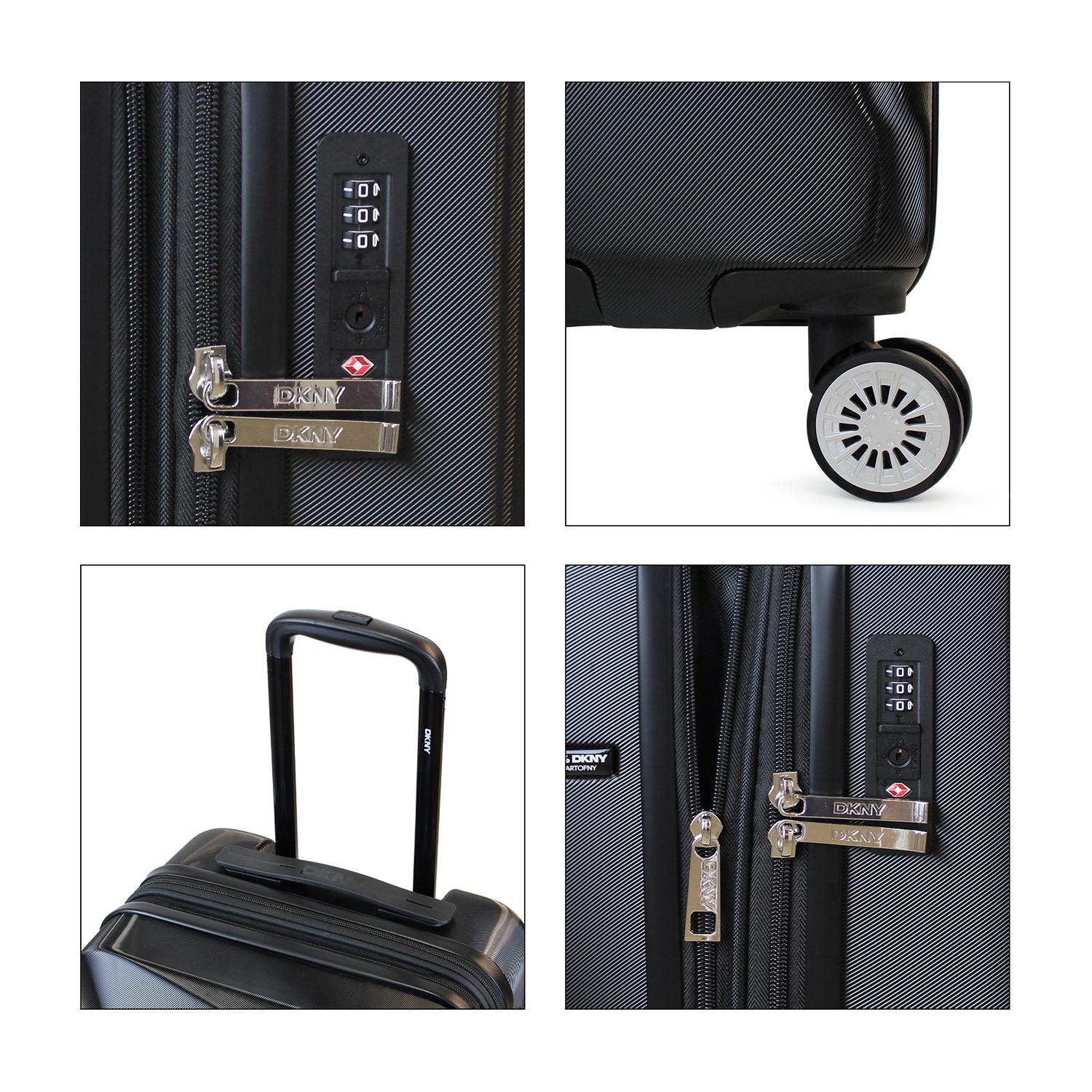 PACK 2 MALETAS DONNA KARAN DIVINA S 10KG + L 23KG NEGRA DKNY - 8