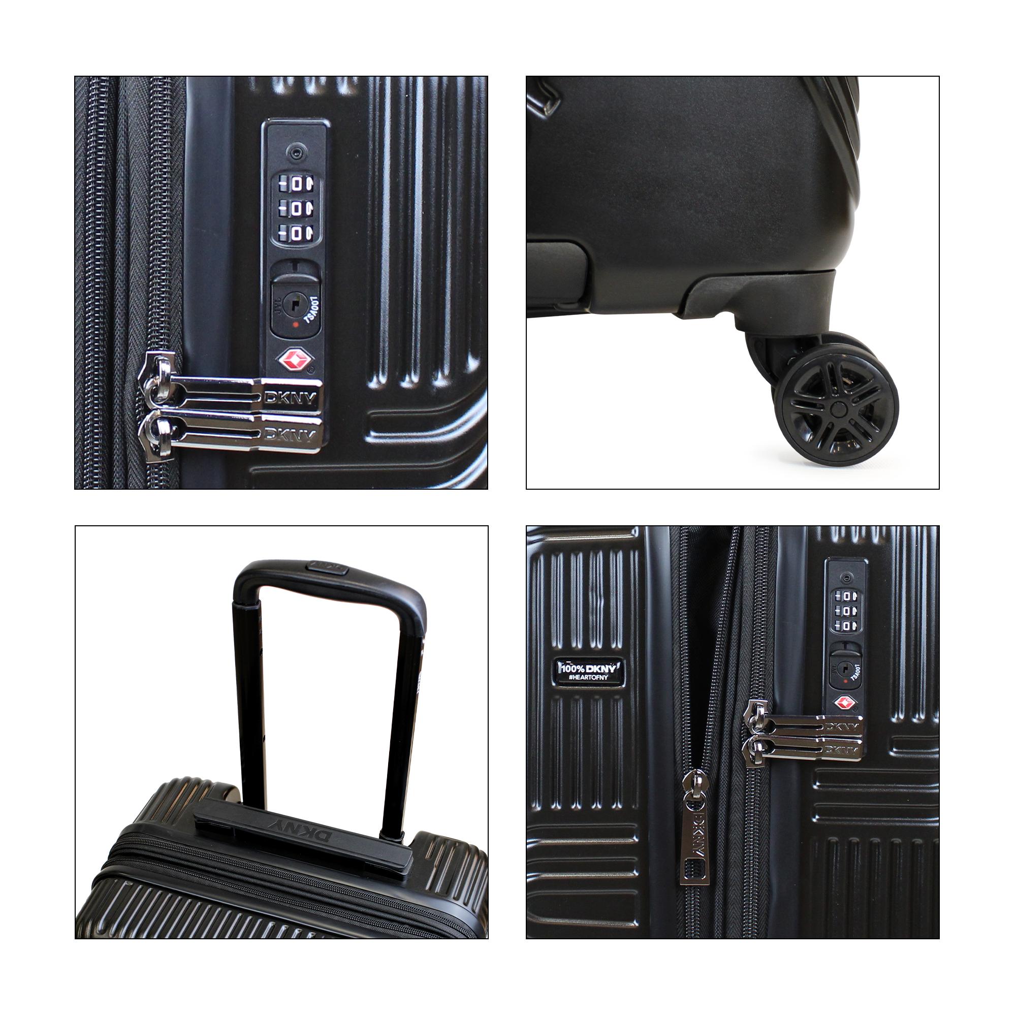 PACK 2 MALETAS DONNA KARAN URBAN VIBE S 10KG + L 23KG NEGRA DKNY - 8