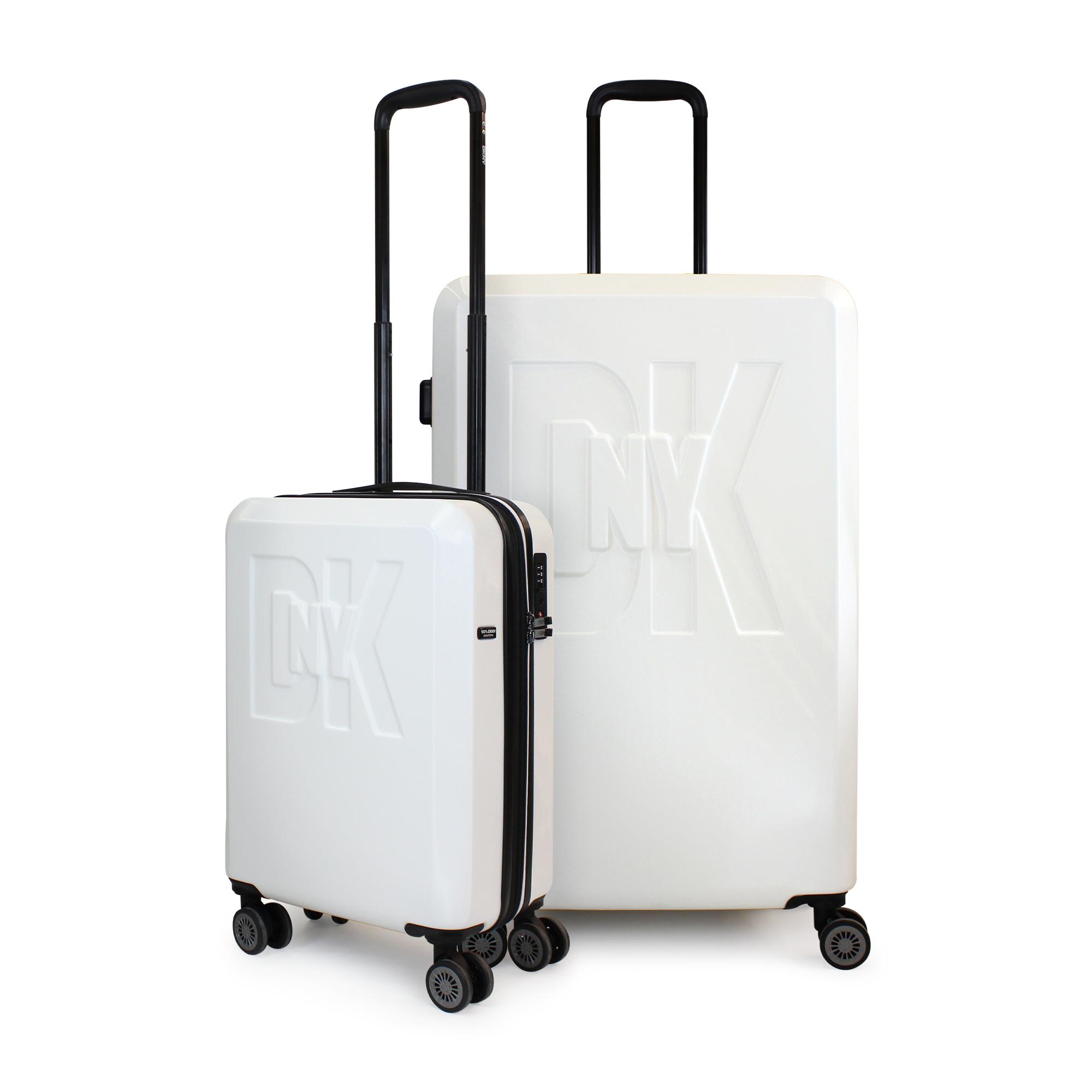 PACK 2 MALETAS DONNA KARAN LUXE S 10KG + L 23KG BLANCO DKNY - 1