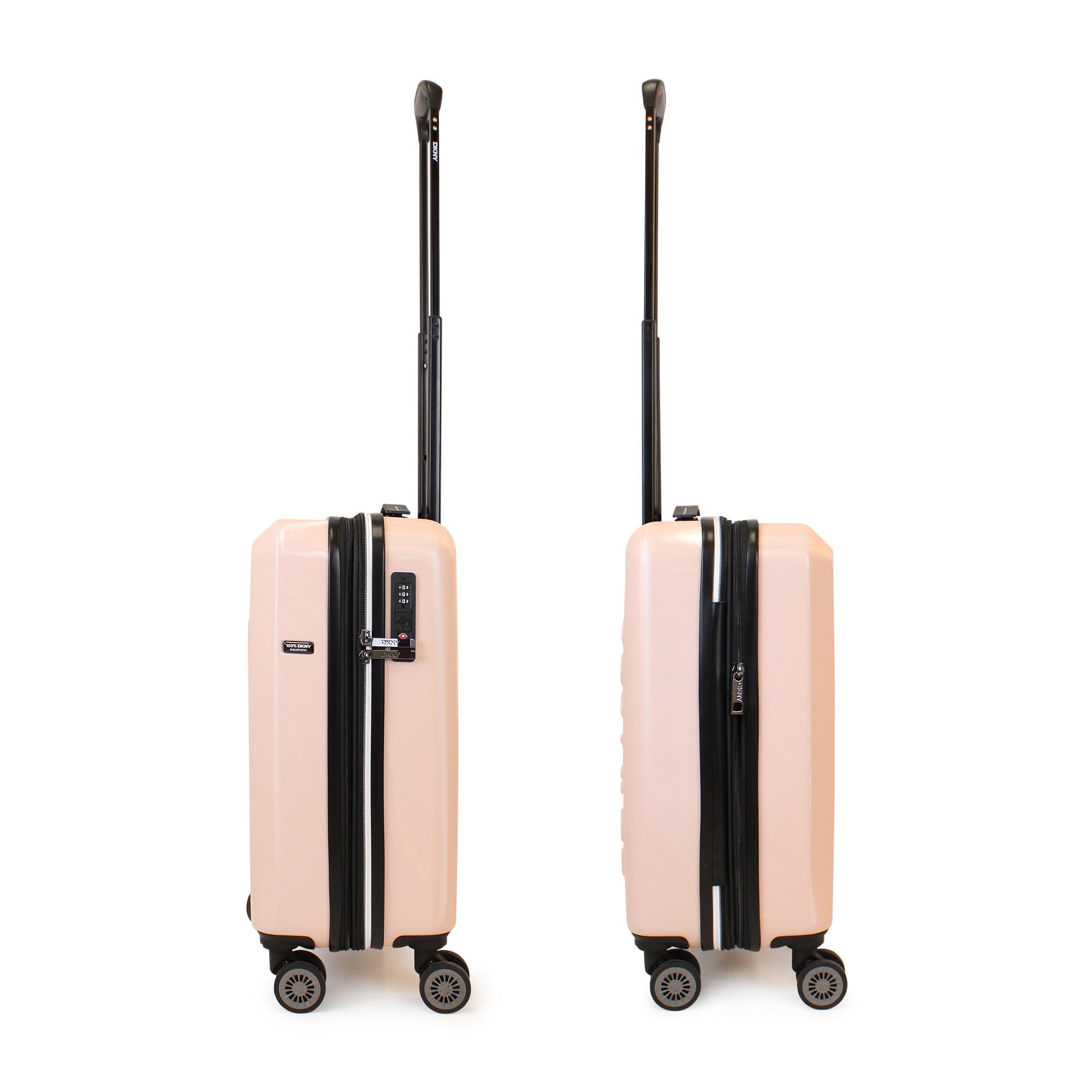PACK 2 MALETAS DONNA KARAN LUXE S 10KG + L 23KG ROSA DKNY - 3