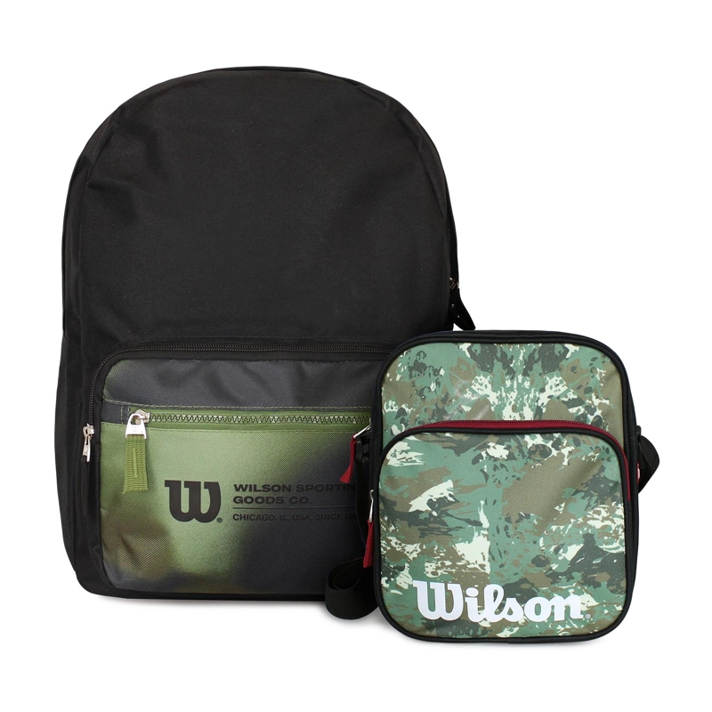 PACK WILSON MOCHILA PORTLAND + BANDOLERA JARBINKS VERDE - 1