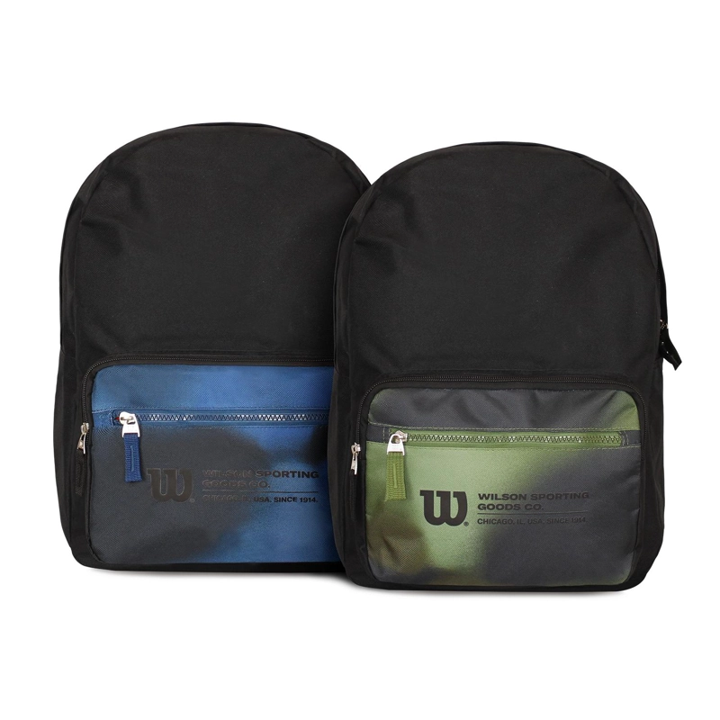 PACK WILSON 2 MOCHILAS PORTLAND VERDE Y AZUL - 1