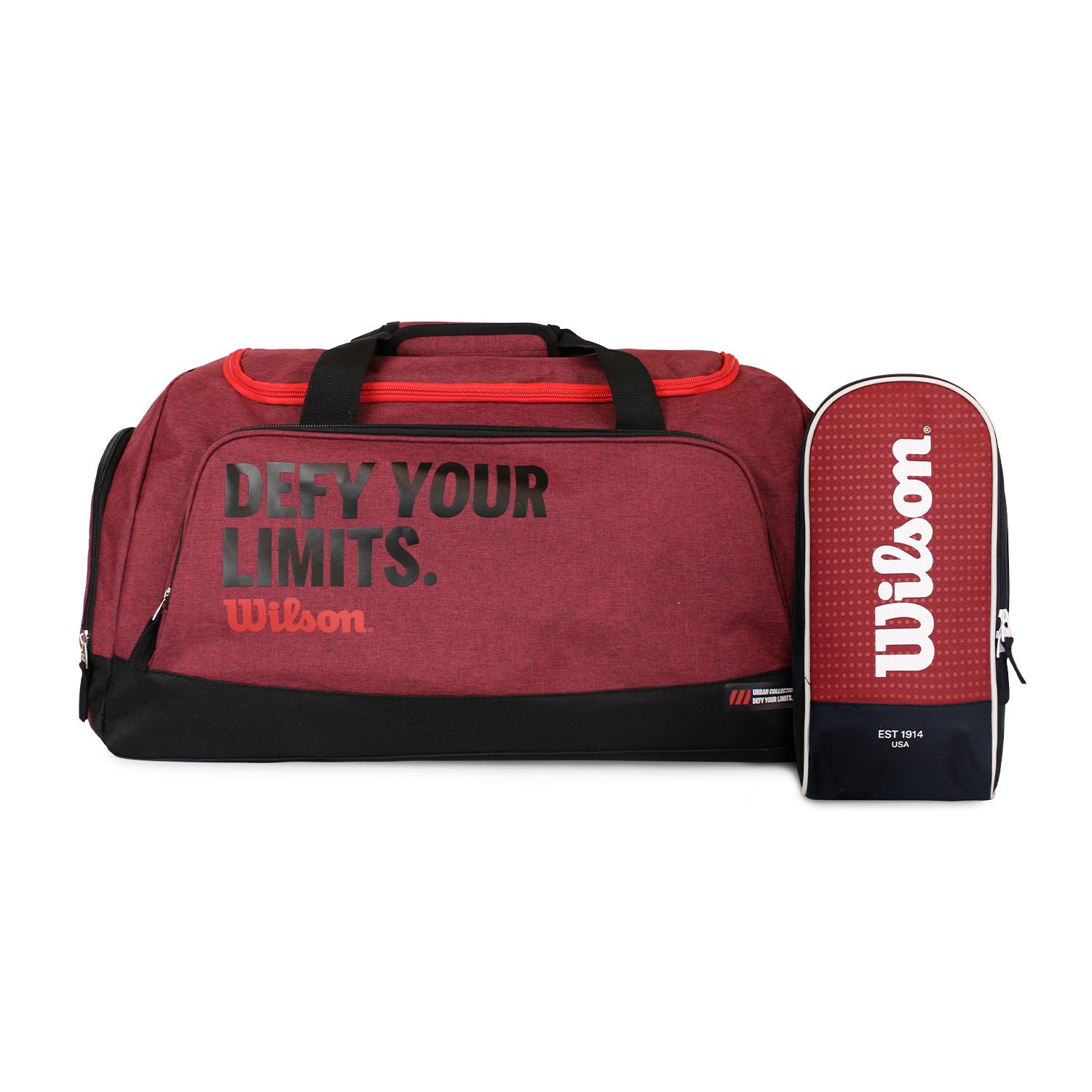 PACK WILSON BOLSO ULSAN + BOTINERO ZAPATOS MANCHESTER BURDEO - 1