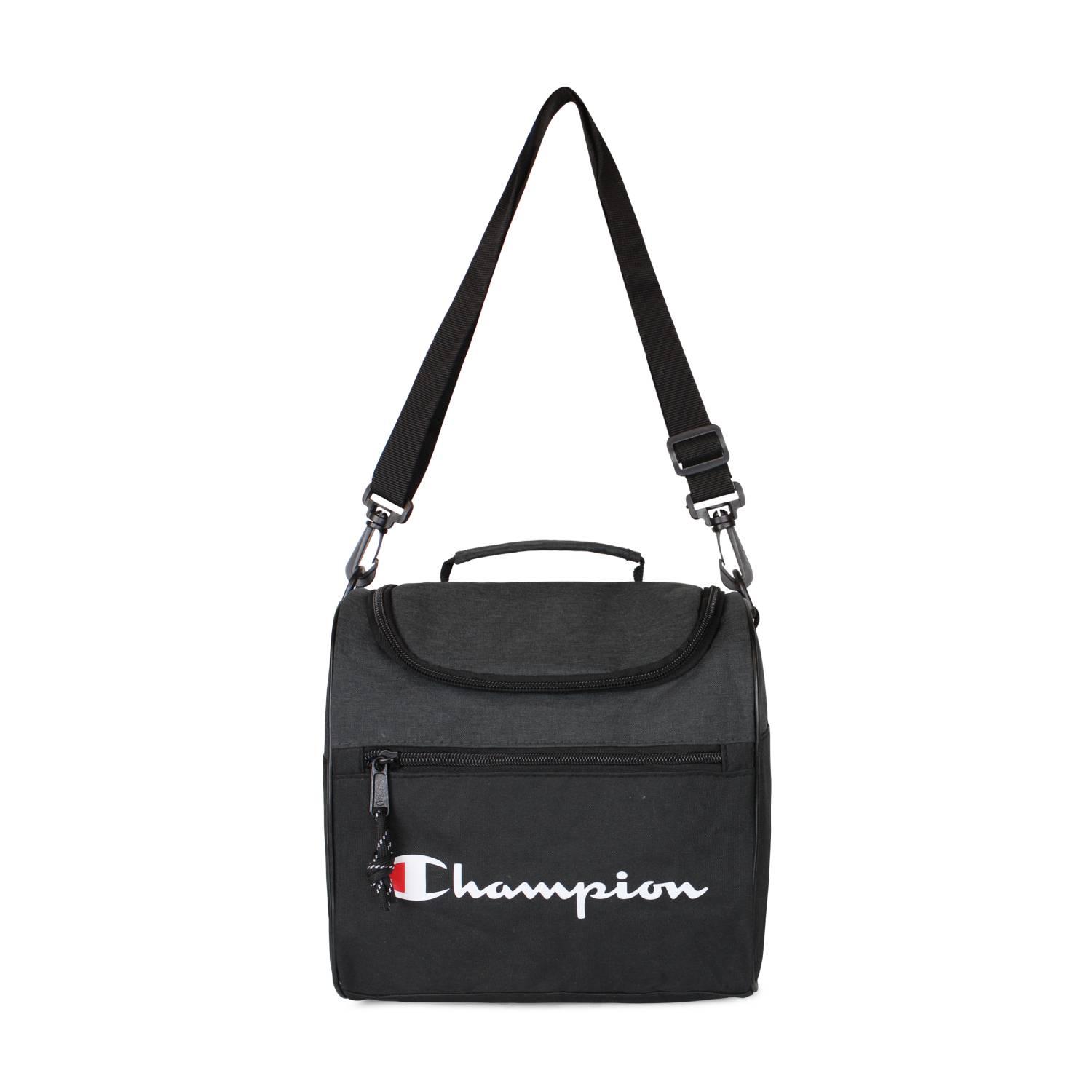 PACK CHAMPION BOLSO TORONTO 28LTS + LONCHERA OXFORD NEGRA - 6
