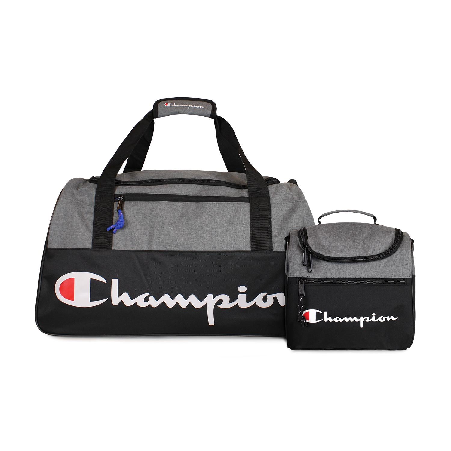 PACK CHAMPION BOLSO ATLANTA 45LTS + LONCHERA OXFORD GRIS - 1